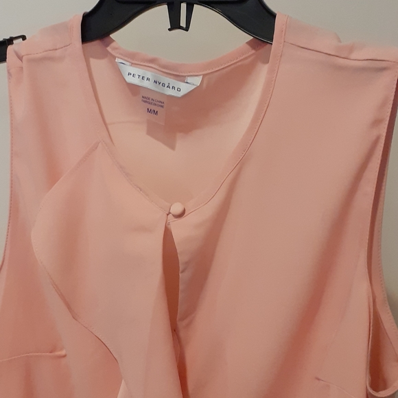 Pinklady Coloured Blouse with Ruffled Front - Picture 4 of 4